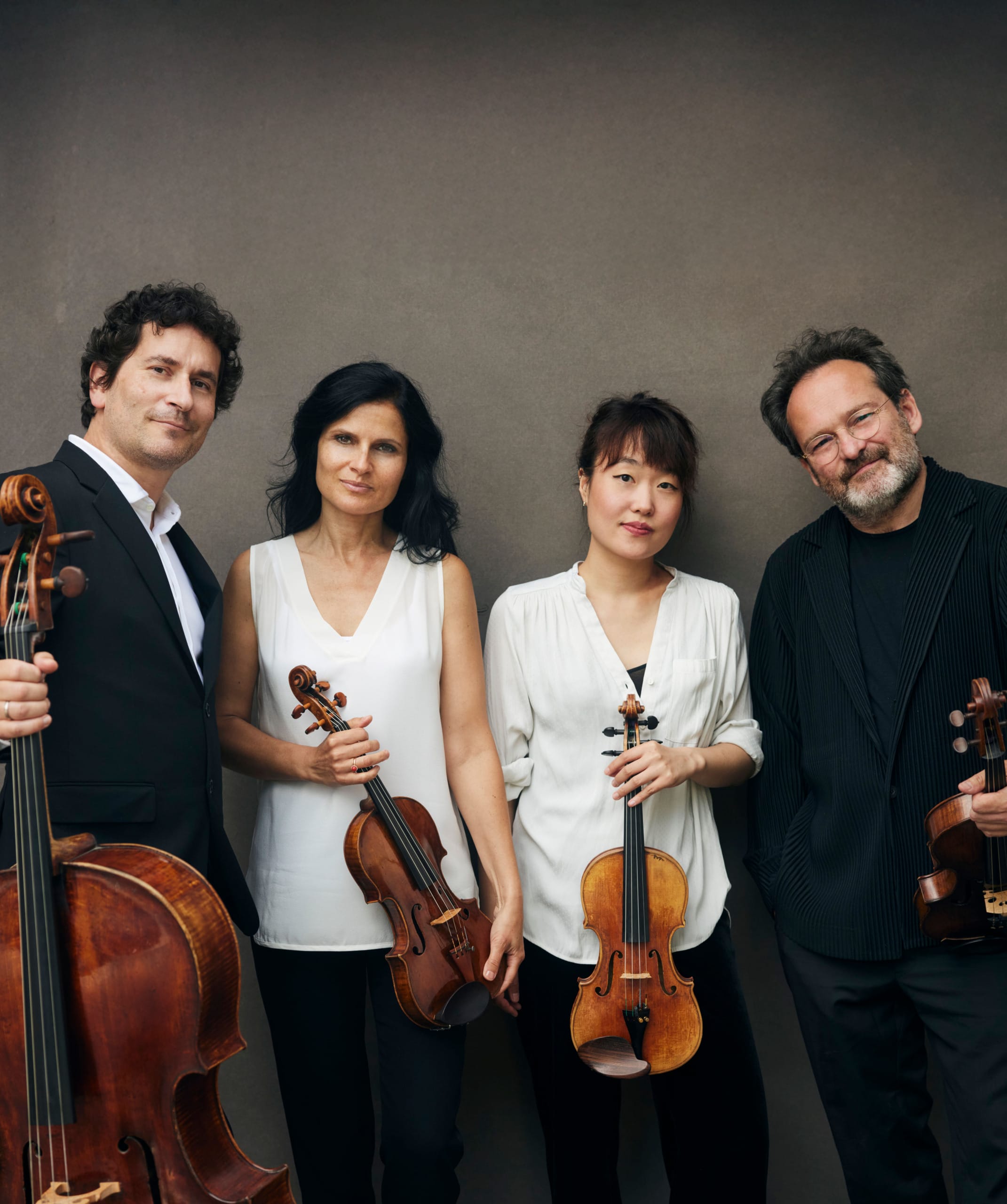 Bilddarstellung der vier Musiker*innen des Belcea Quartets